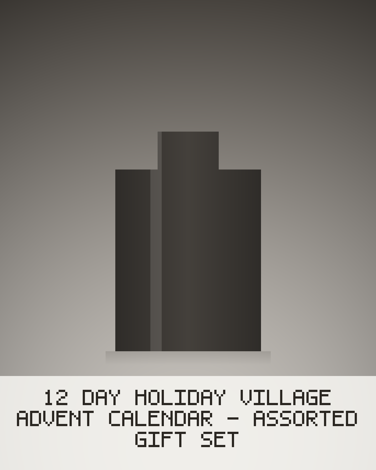 12 Day Holiday Village Advent Calendar - Assorted Gift Set