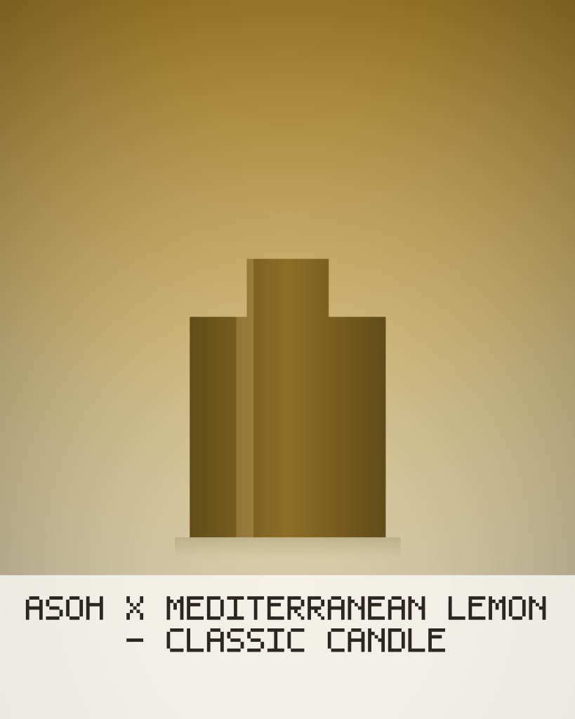 ASOH Mediterranean Lemon - Classic Candle