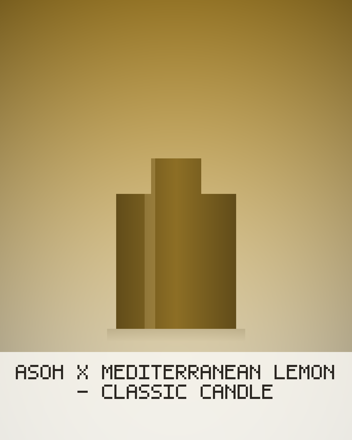 ASOH Mediterranean Lemon - Classic Candle