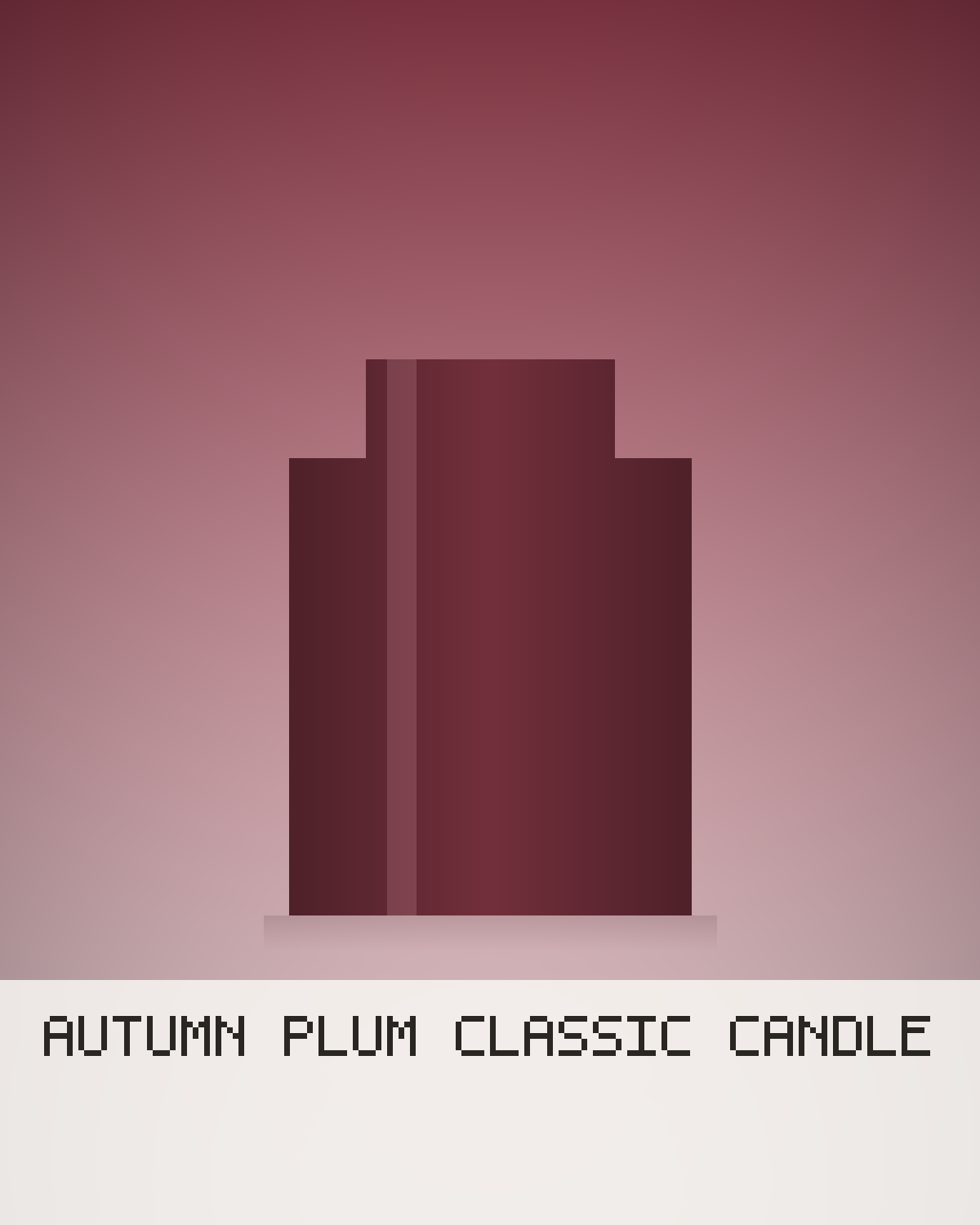 Autumn Plum Classic Candle