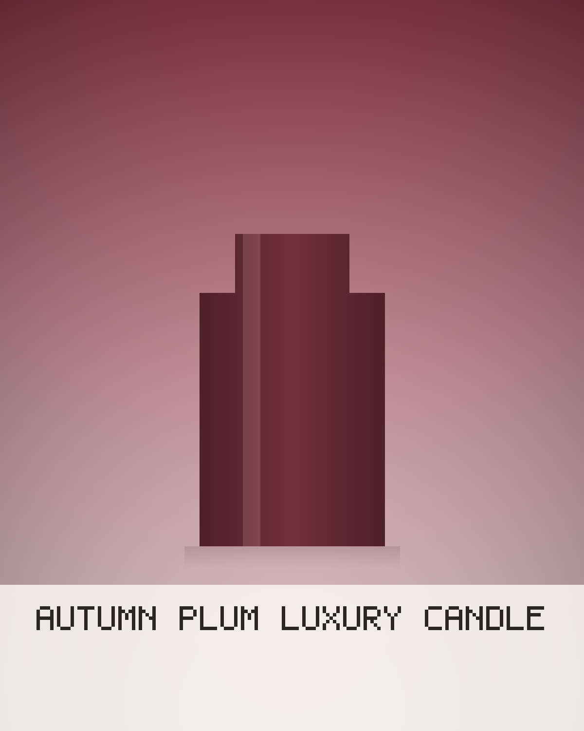 Autumn Plum Luxury Candle