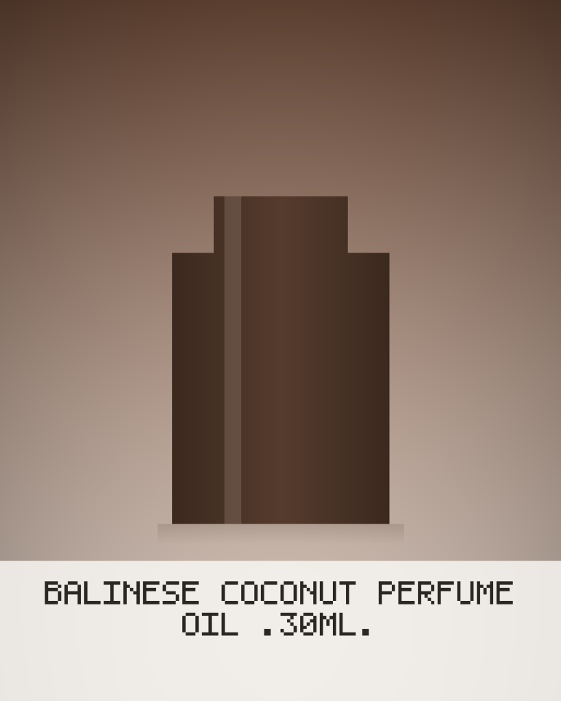 Balinese Coconut Perfume Oil (30mL)