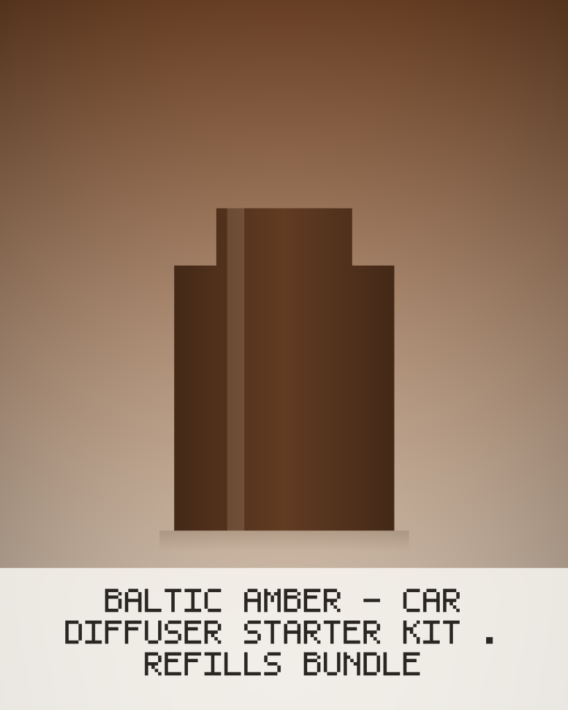 Baltic Amber - Car Diffuser Starter Kit + Refills Bundle