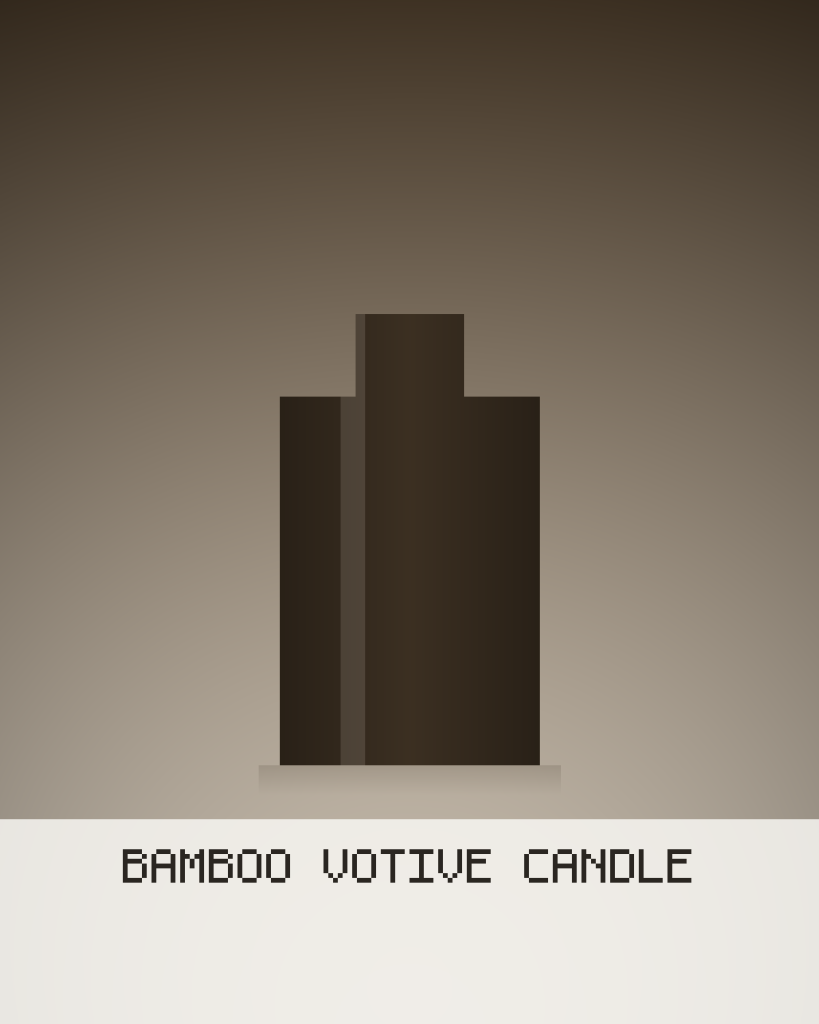 Bamboo Votive Candle