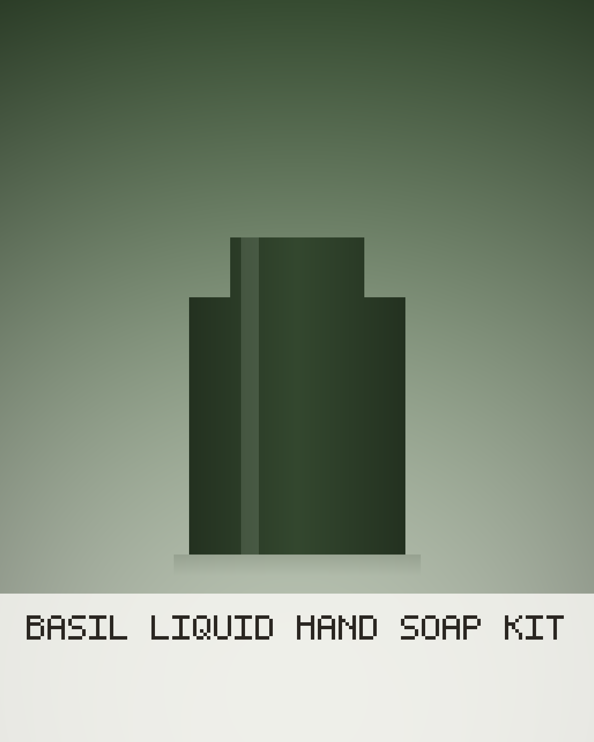 Basil Liquid Hand Soap Kit