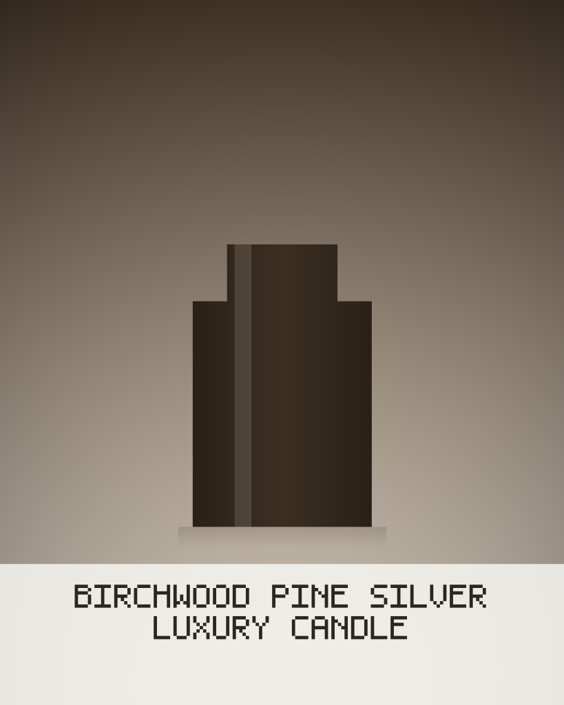 Birchwood Pine Silver Luxury Candle