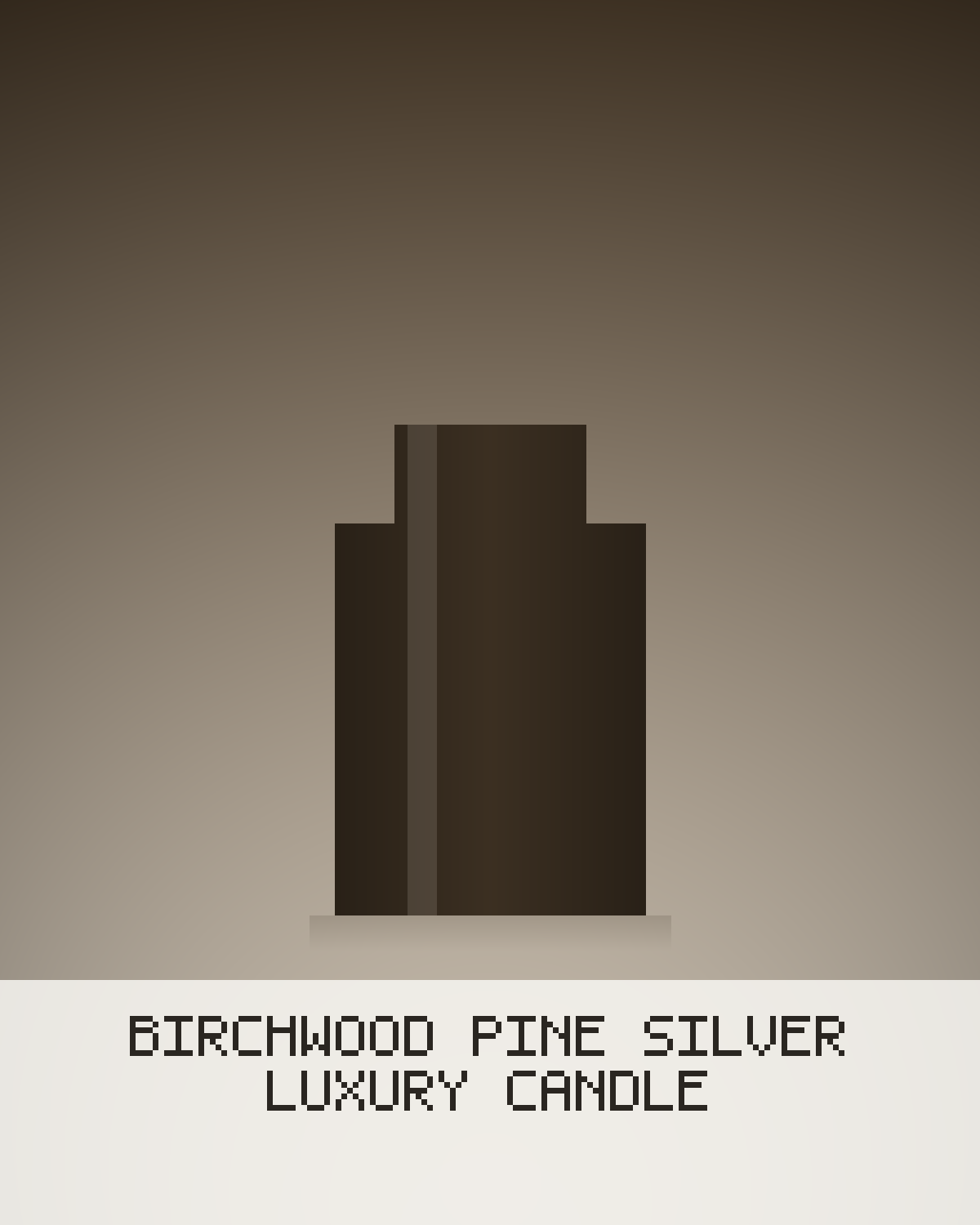 Birchwood Pine Silver Luxury Candle