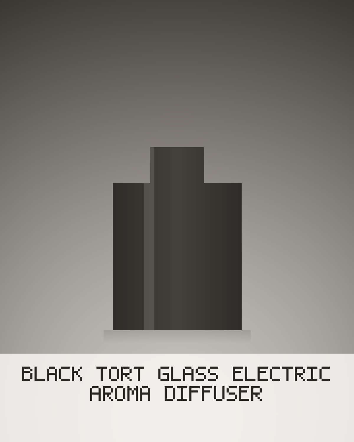 Black Tort Glass Electric Aroma Diffuser
