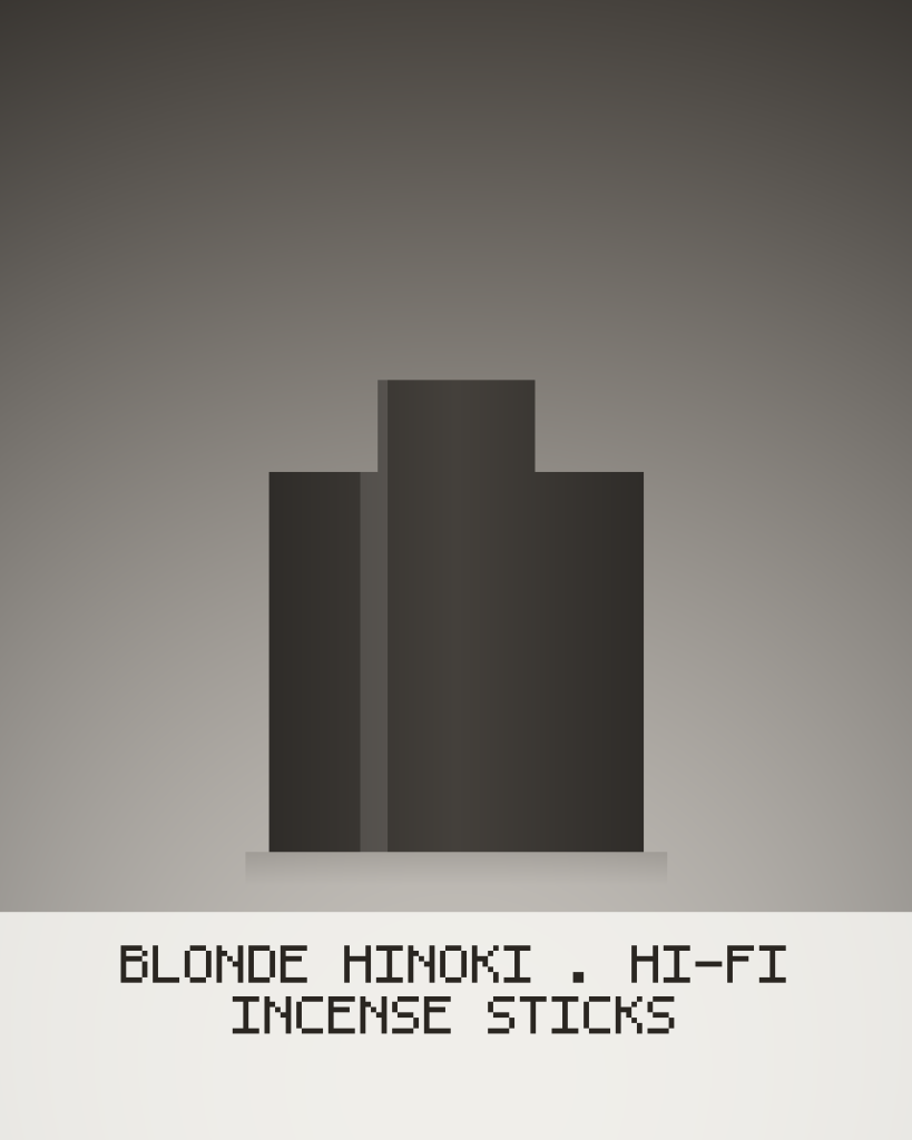 Blonde Hinoki – HI-FI Incense Sticks