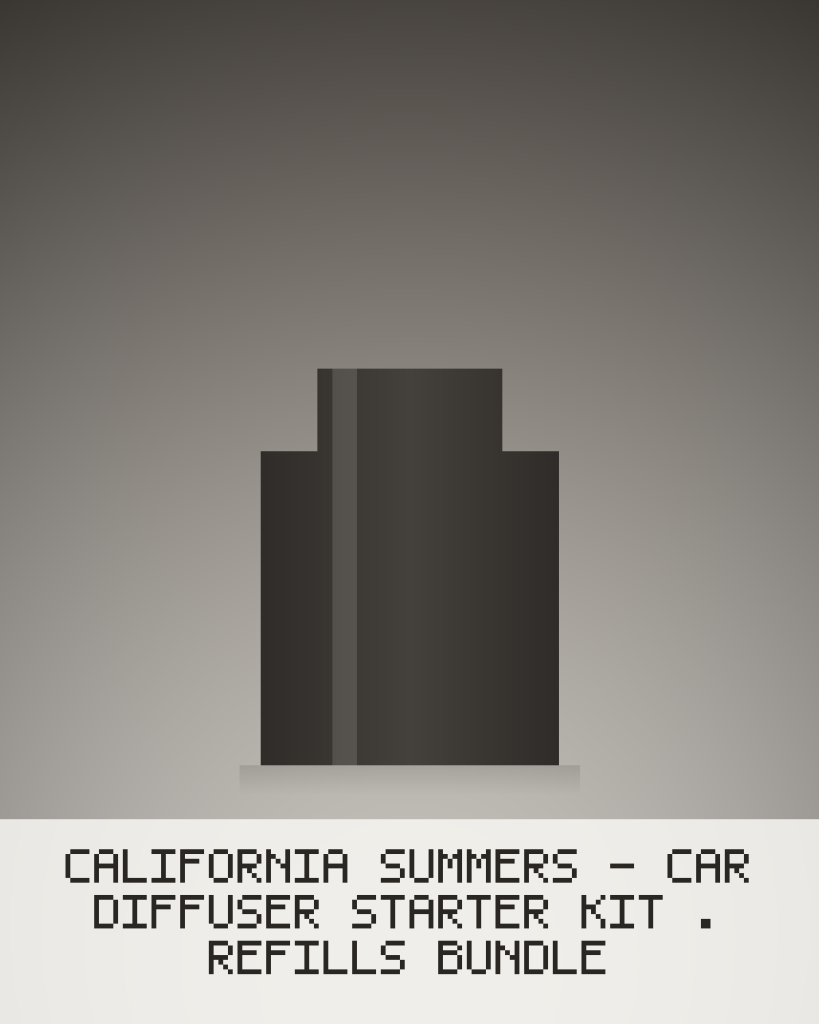 California Summers - Car Diffuser Starter Kit + Refills Bundle
