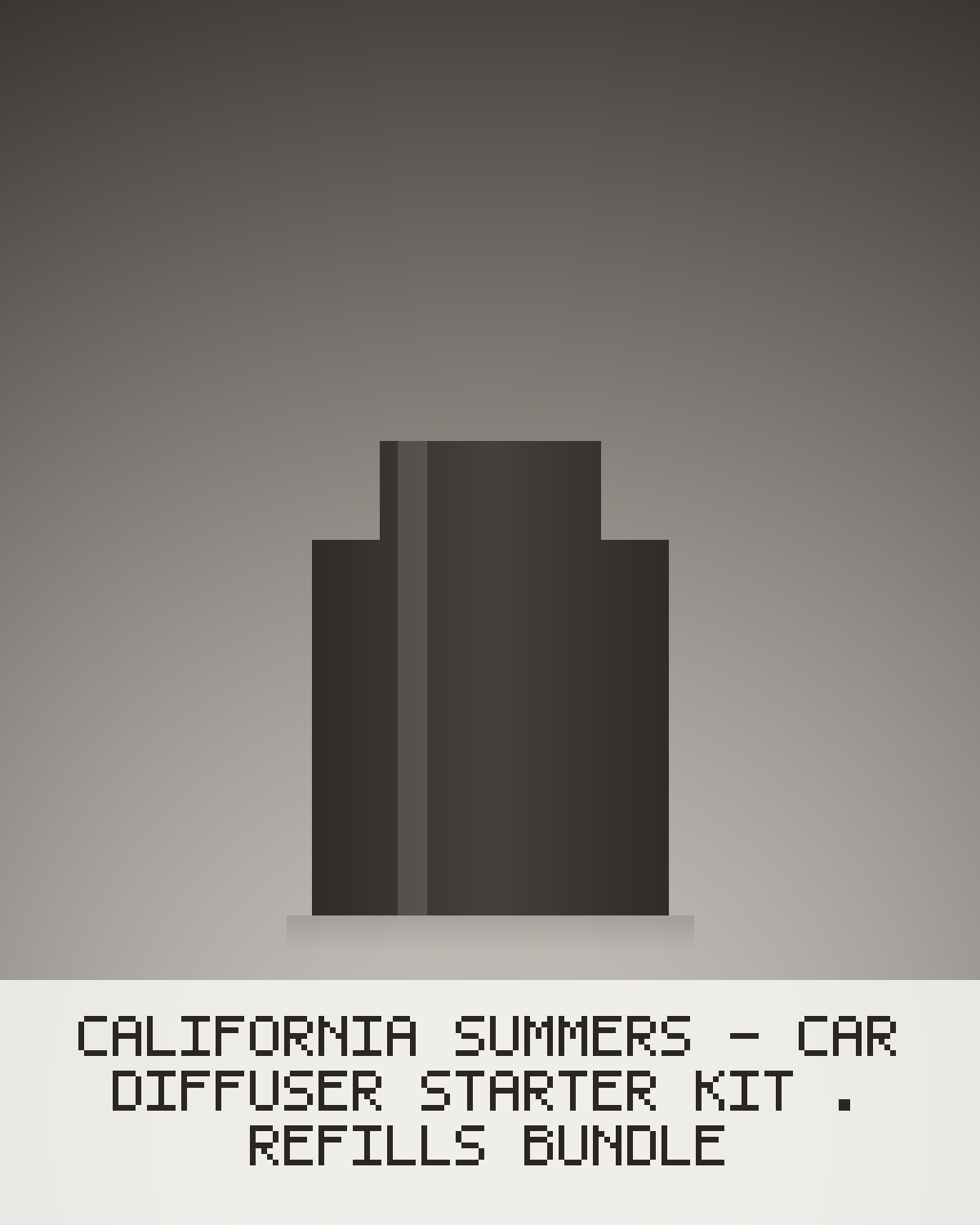 California Summers - Car Diffuser Starter Kit + Refills Bundle