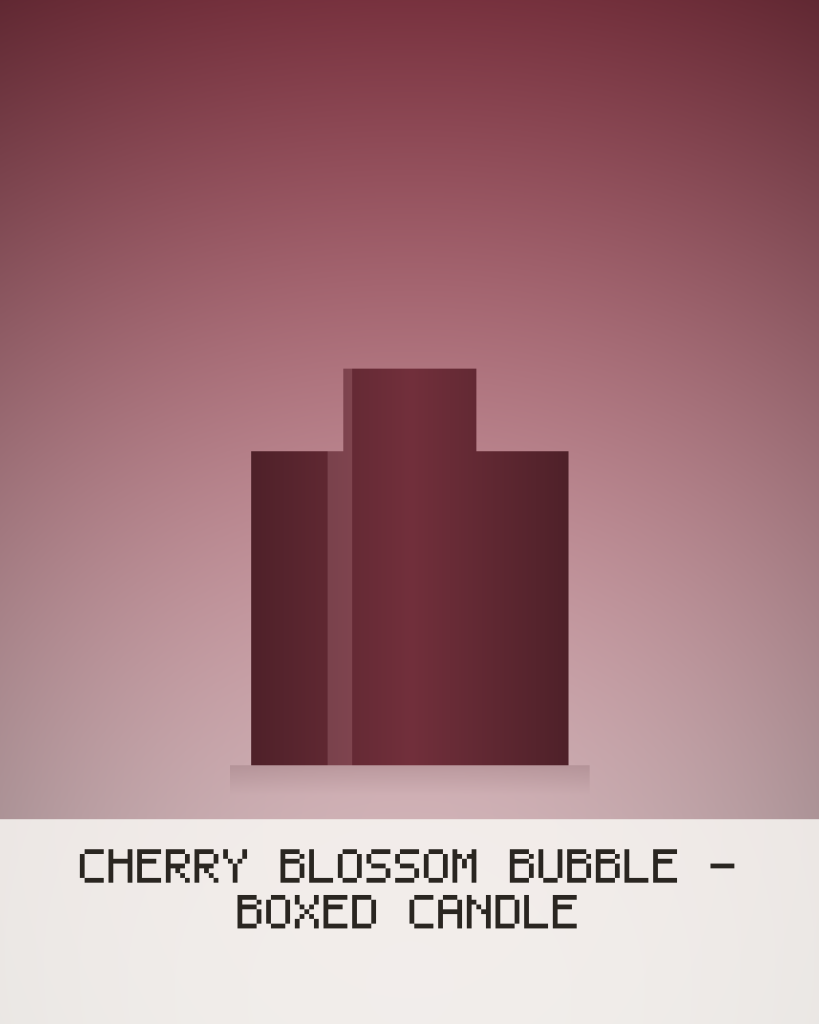 Cherry Blossom Bubble - Boxed Candle