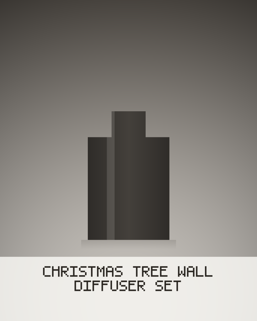 Christmas Tree Wall Diffuser Set