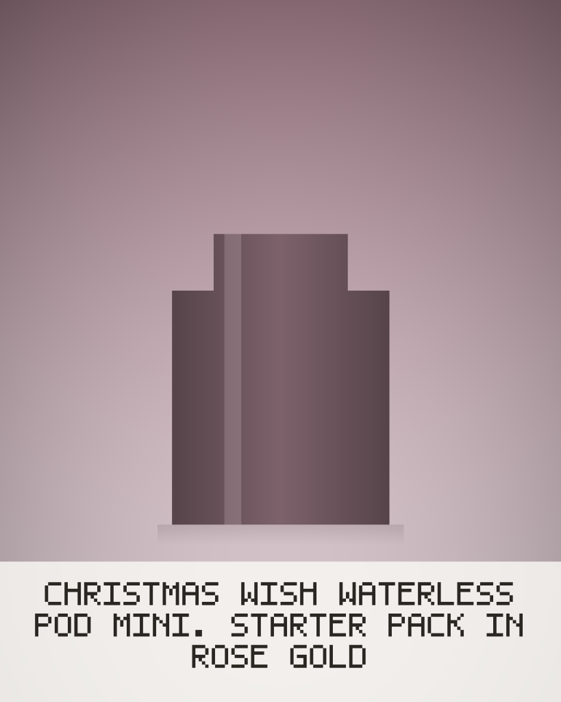 Christmas Wish Waterless Diffuser + Starter Pack in Rose Gold
