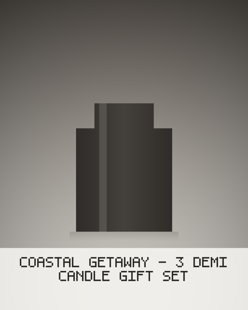 Coastal Getaway - 3 Demi Candle Gift Set