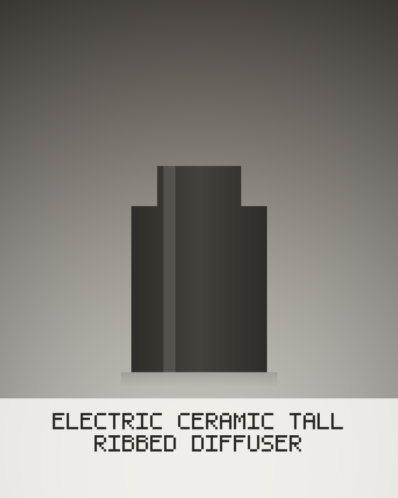Electric Ceramic Tall Ribbed Diffuser