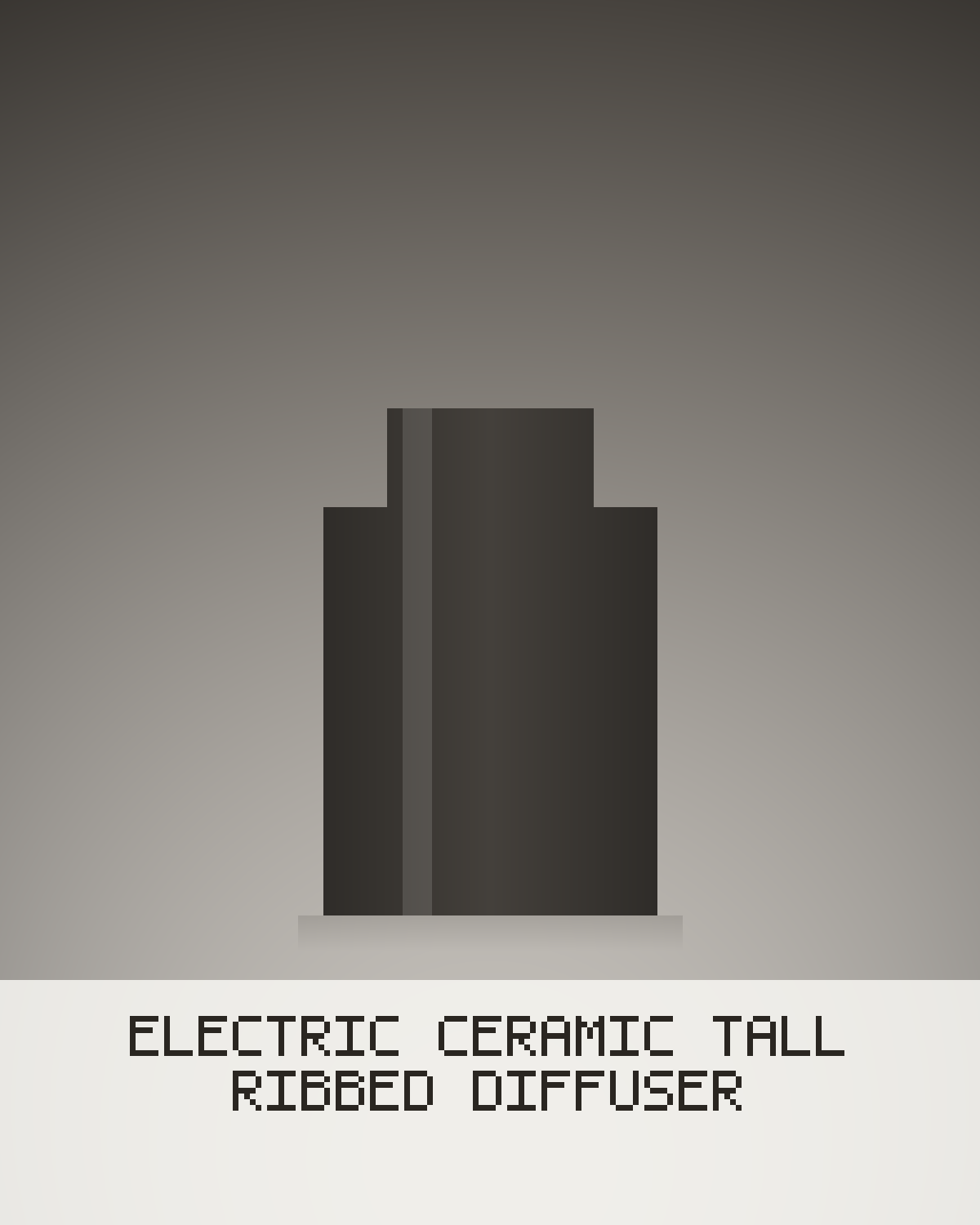 Electric Ceramic Tall Ribbed Diffuser