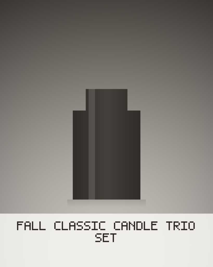Fall Classic Candle Trio Set