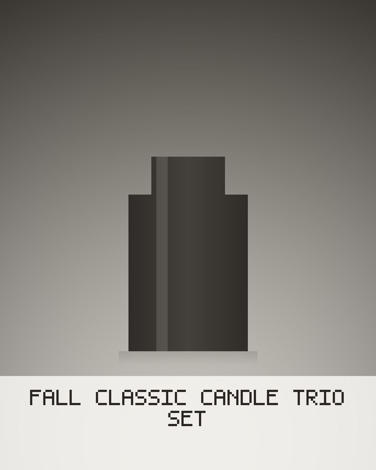 Fall Classic Candle Trio Set