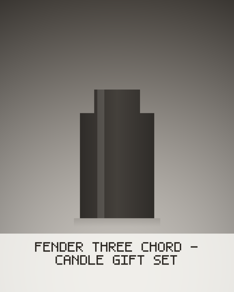Fender Three Chord - Candle Gift Set
