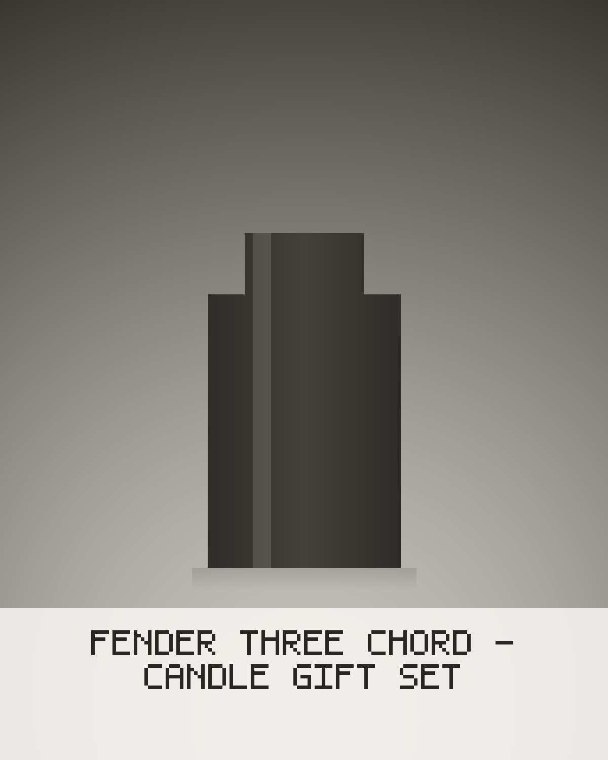 Fender Three Chord - Candle Gift Set