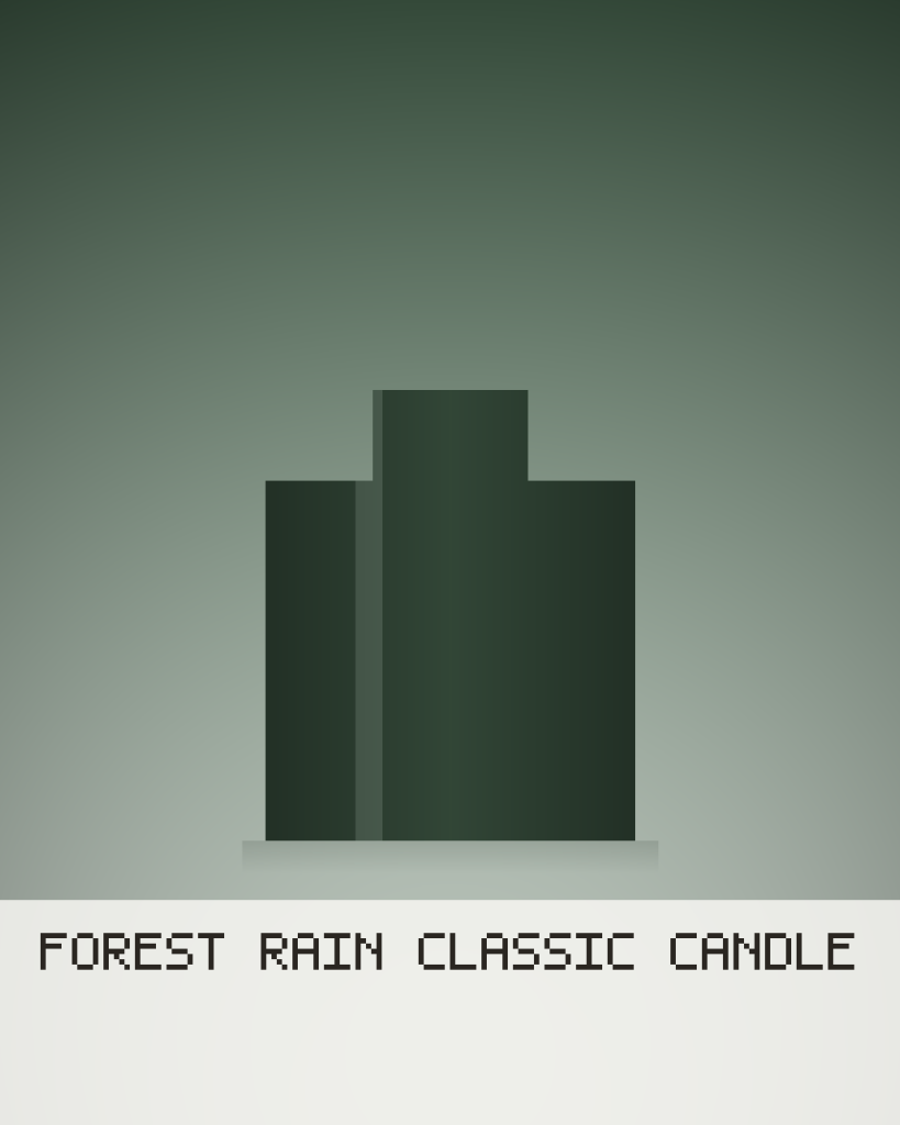 Forest Rain Classic Candle