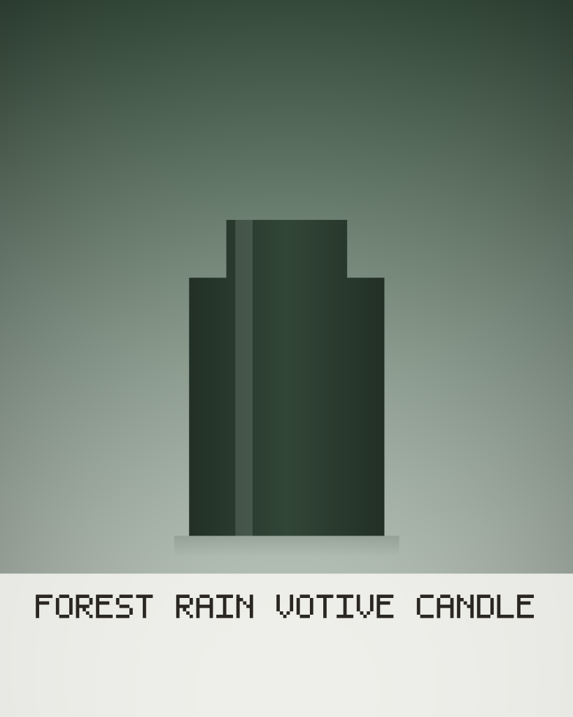 Forest Rain Votive Candle