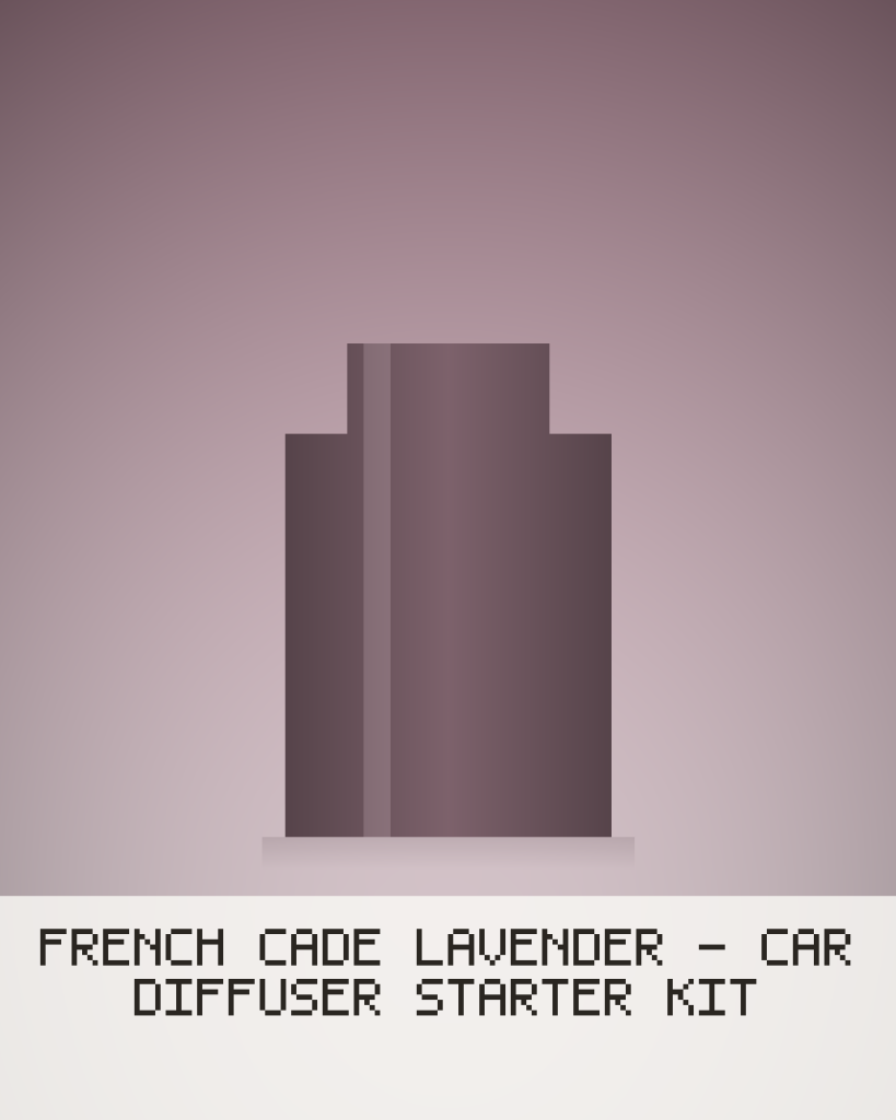 French Cade Lavender - Car Diffuser Starter Kit