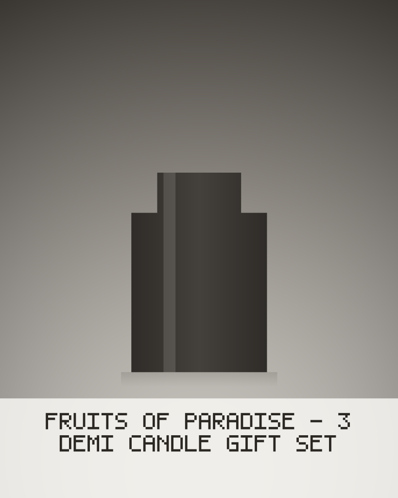 Fruits of Paradise - 3 Demi Candle Gift Set