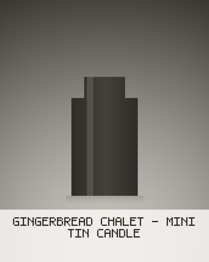 Gingerbread Chalet - Mini Tin Candle