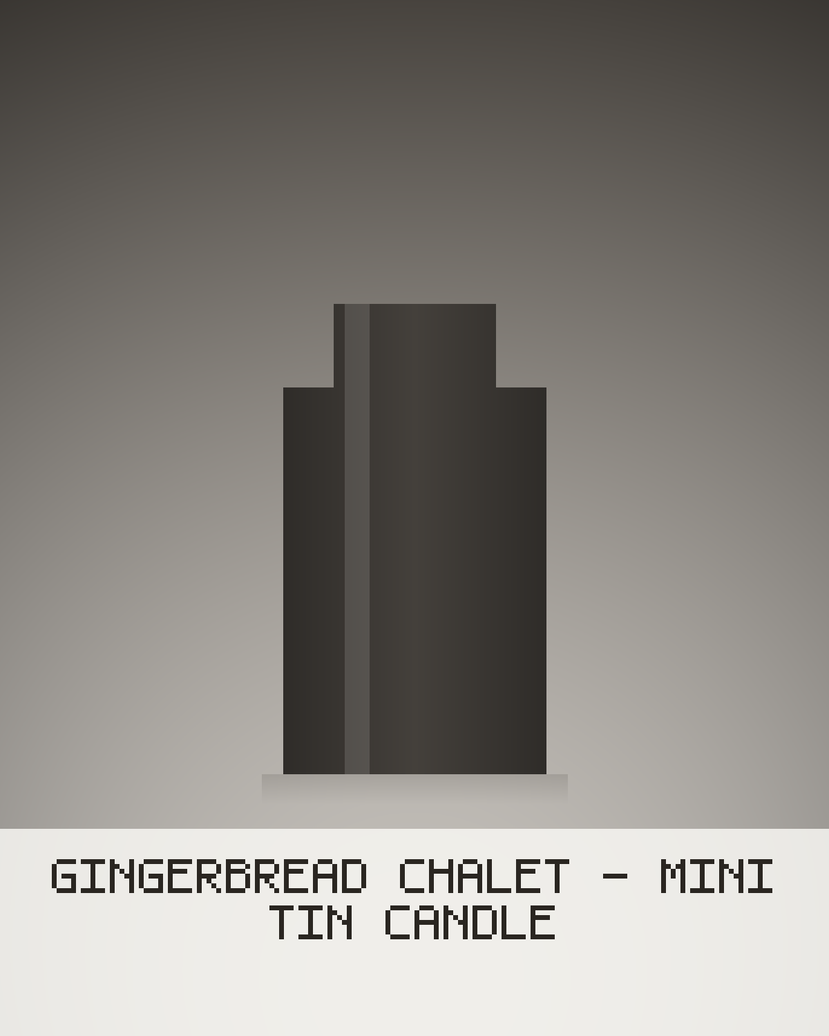 Gingerbread Chalet - Mini Tin Candle