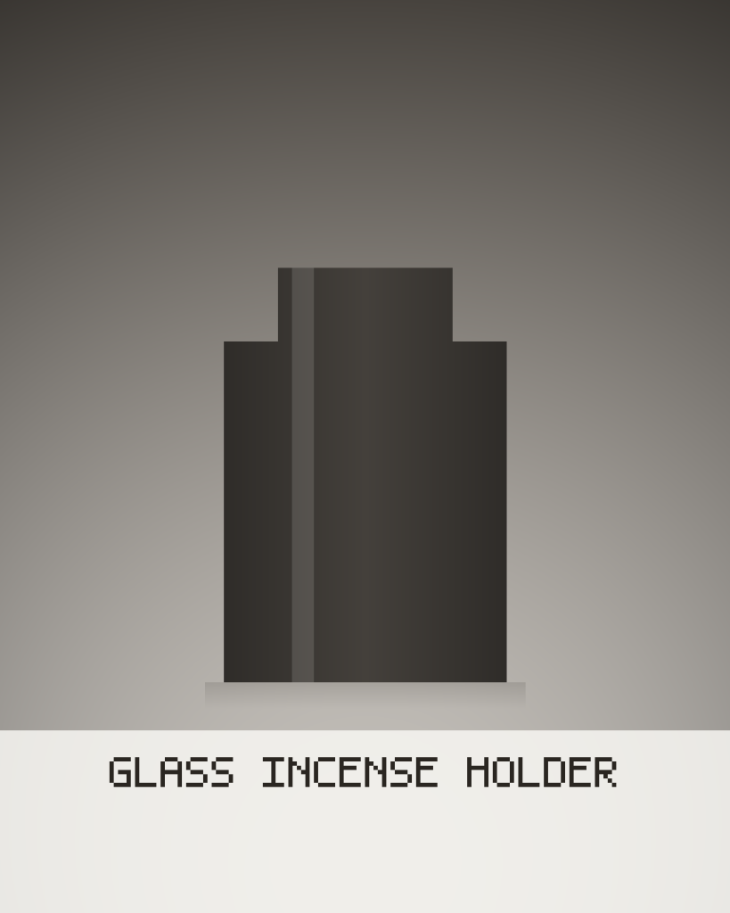 Glass Incense Holder