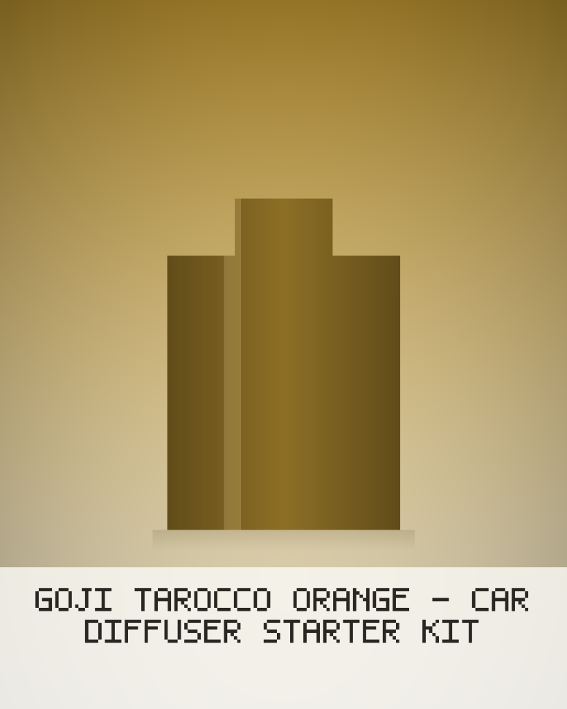 Goji Tarocco Orange - Car Diffuser Starter Kit