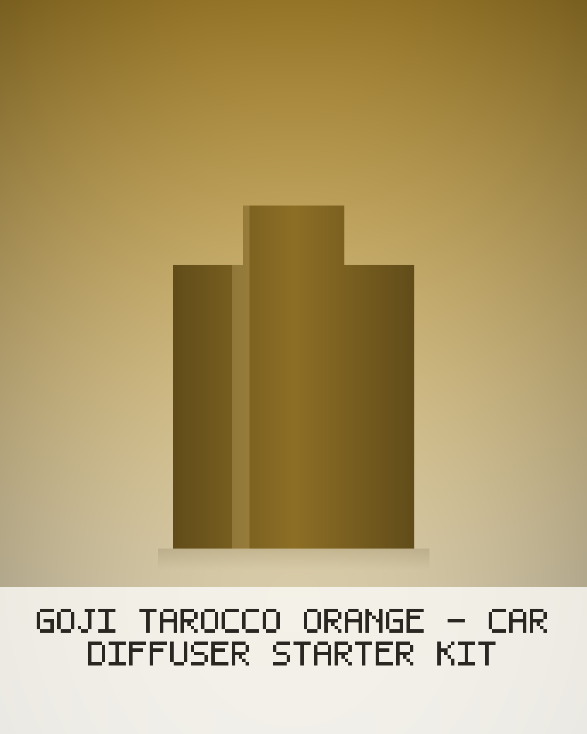 Goji Tarocco Orange - Car Diffuser Starter Kit