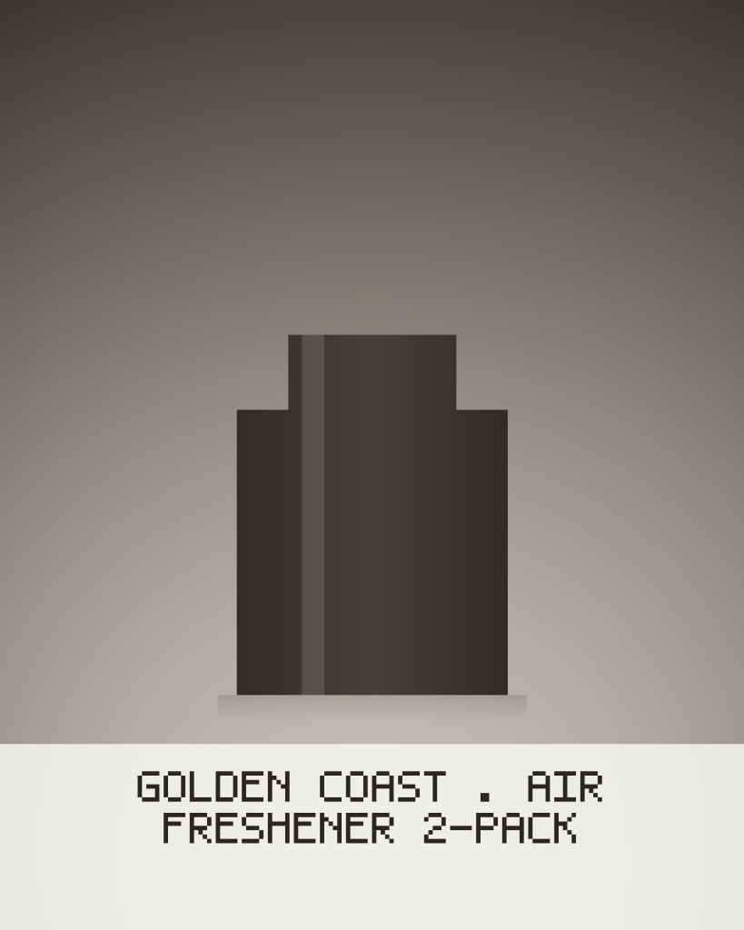 Golden Coast – Air Freshener 2-Pack