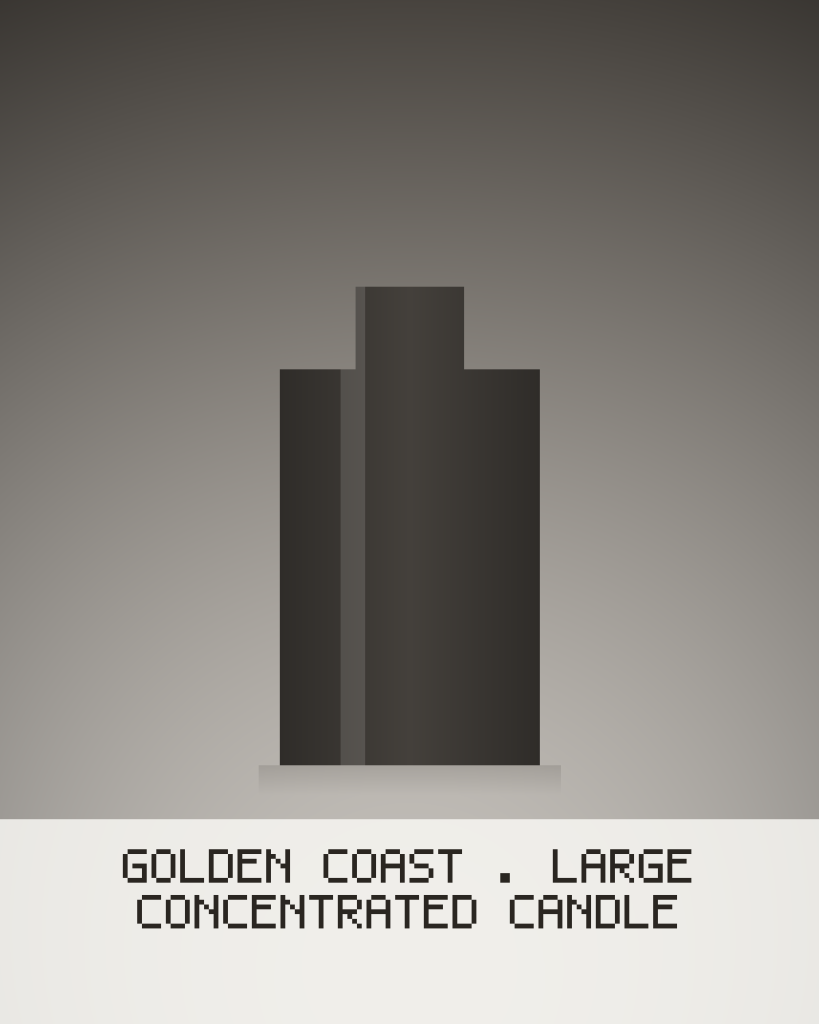 Golden Coast – Large Concentrated Candle