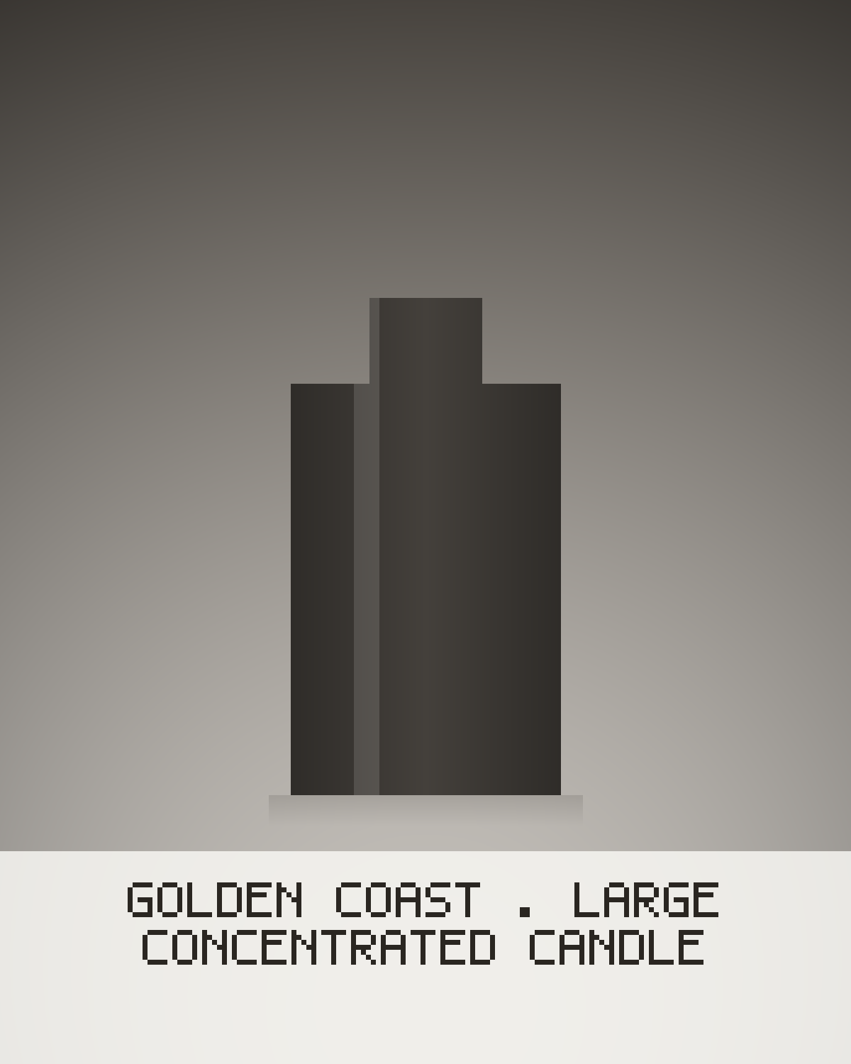 Golden Coast – Large Concentrated Candle