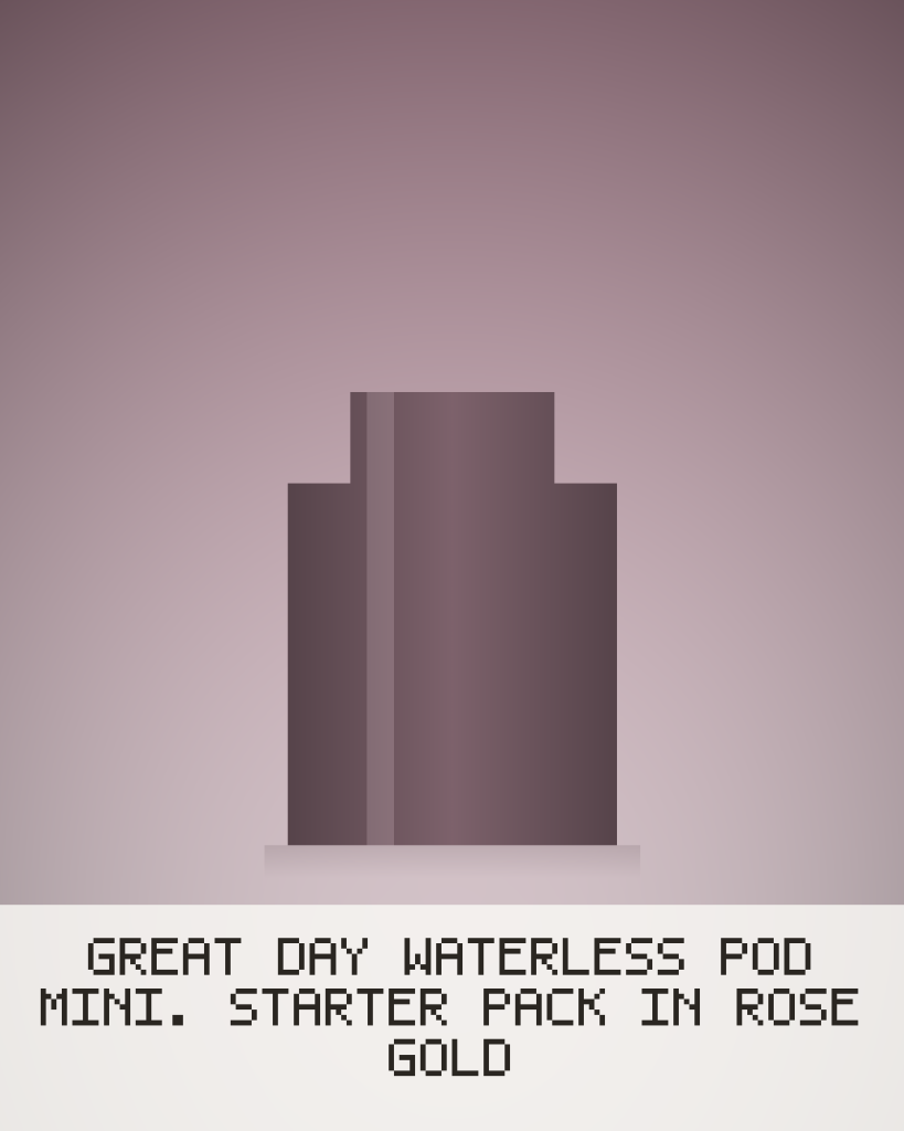 Great Day Waterless Diffuser + Starter Pack in Rose Gold