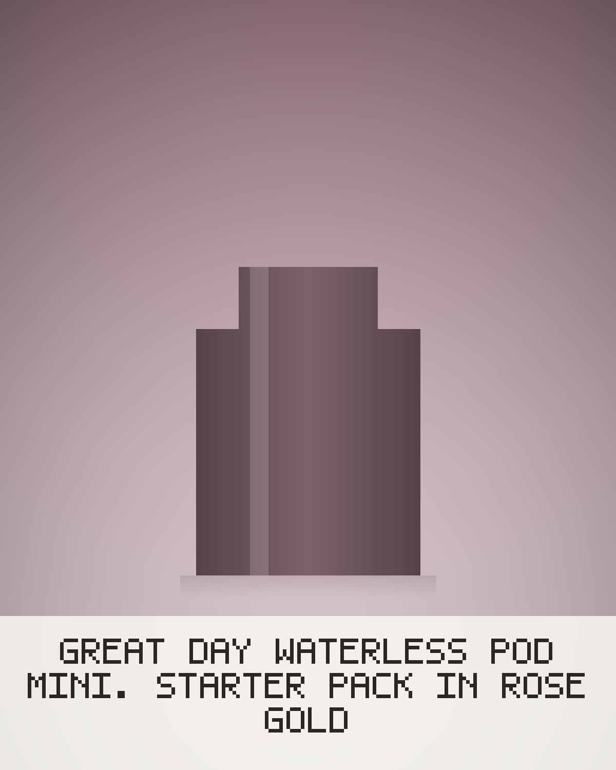 Great Day Waterless Diffuser + Starter Pack in Rose Gold
