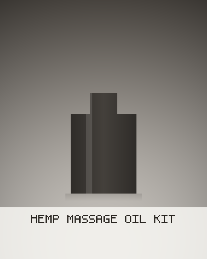 Hemp Massage Oil Kit
