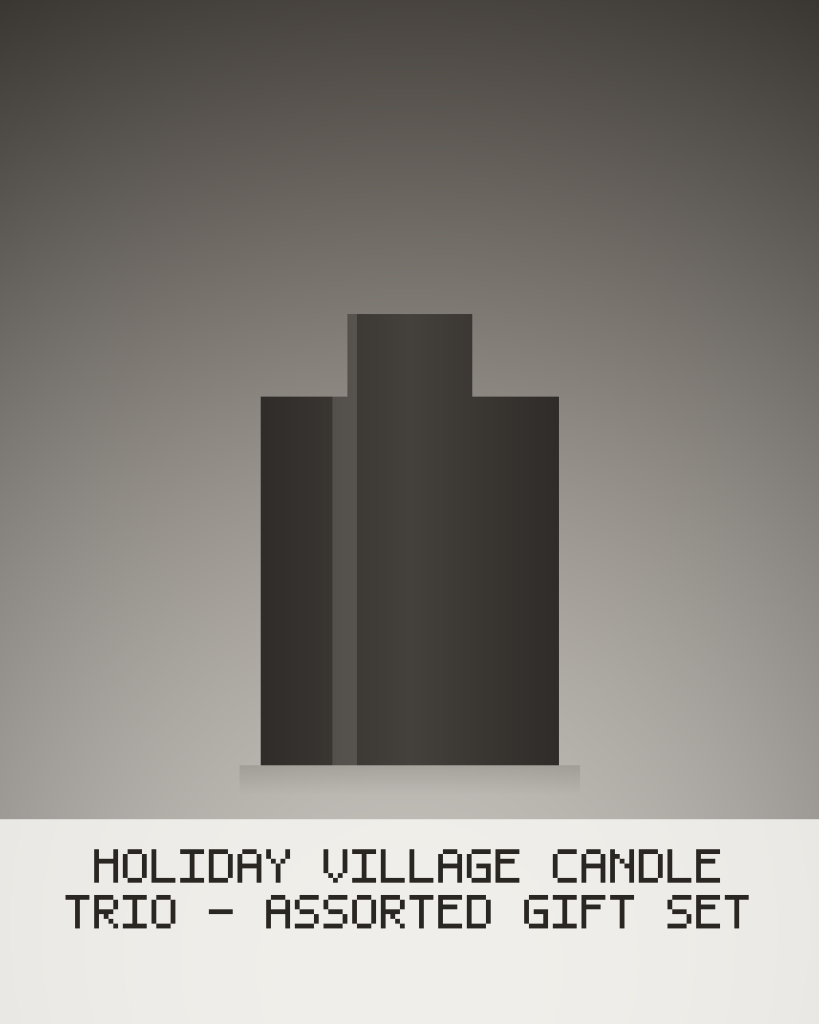 Holiday Village Candle Trio - Assorted Gift Set