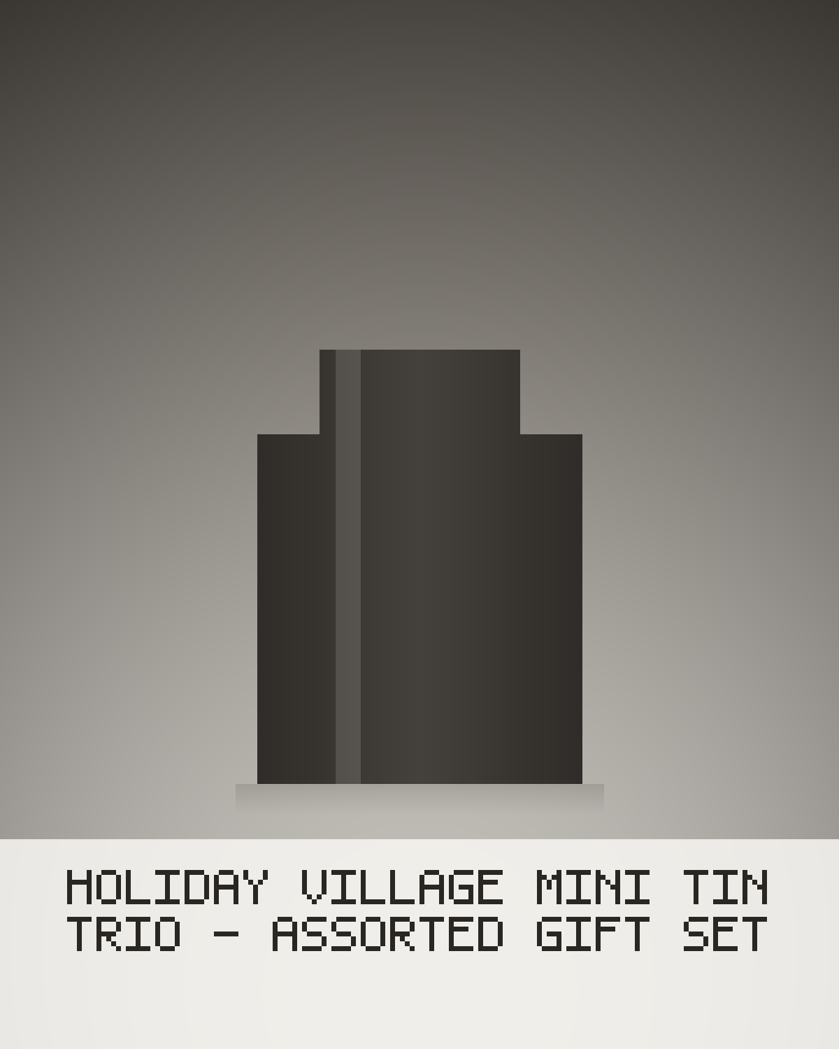 Holiday Village Mini Tin Trio - Assorted Gift Set