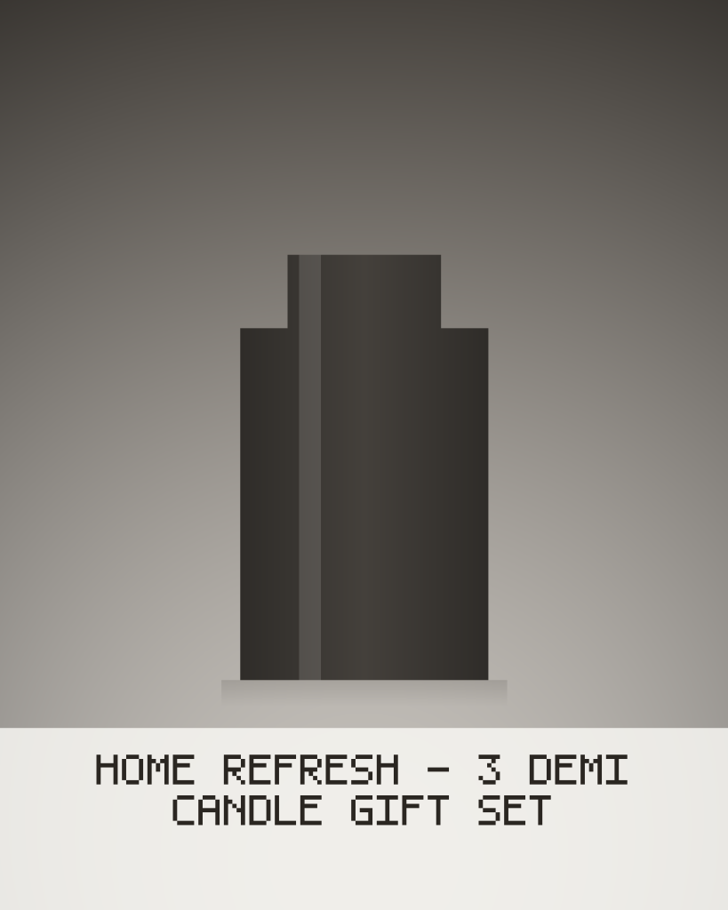 Home Refresh - 3 Demi Candle Gift Set
