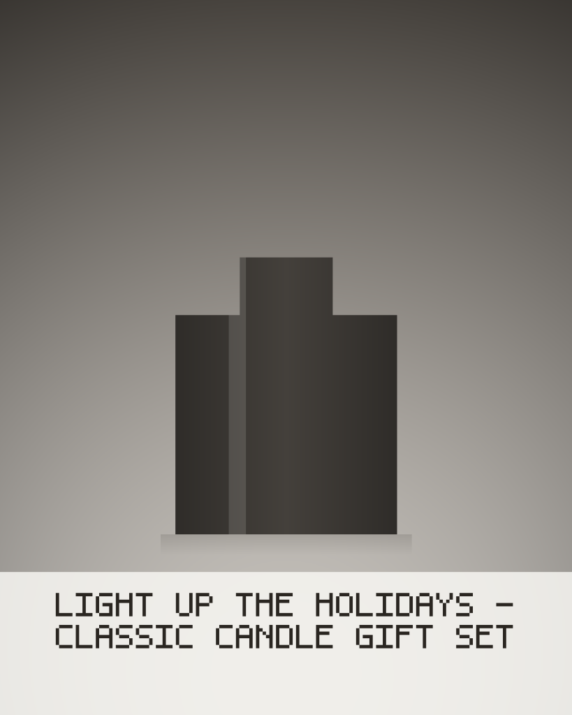 Light Up The Holidays - Classic Candle Gift Set