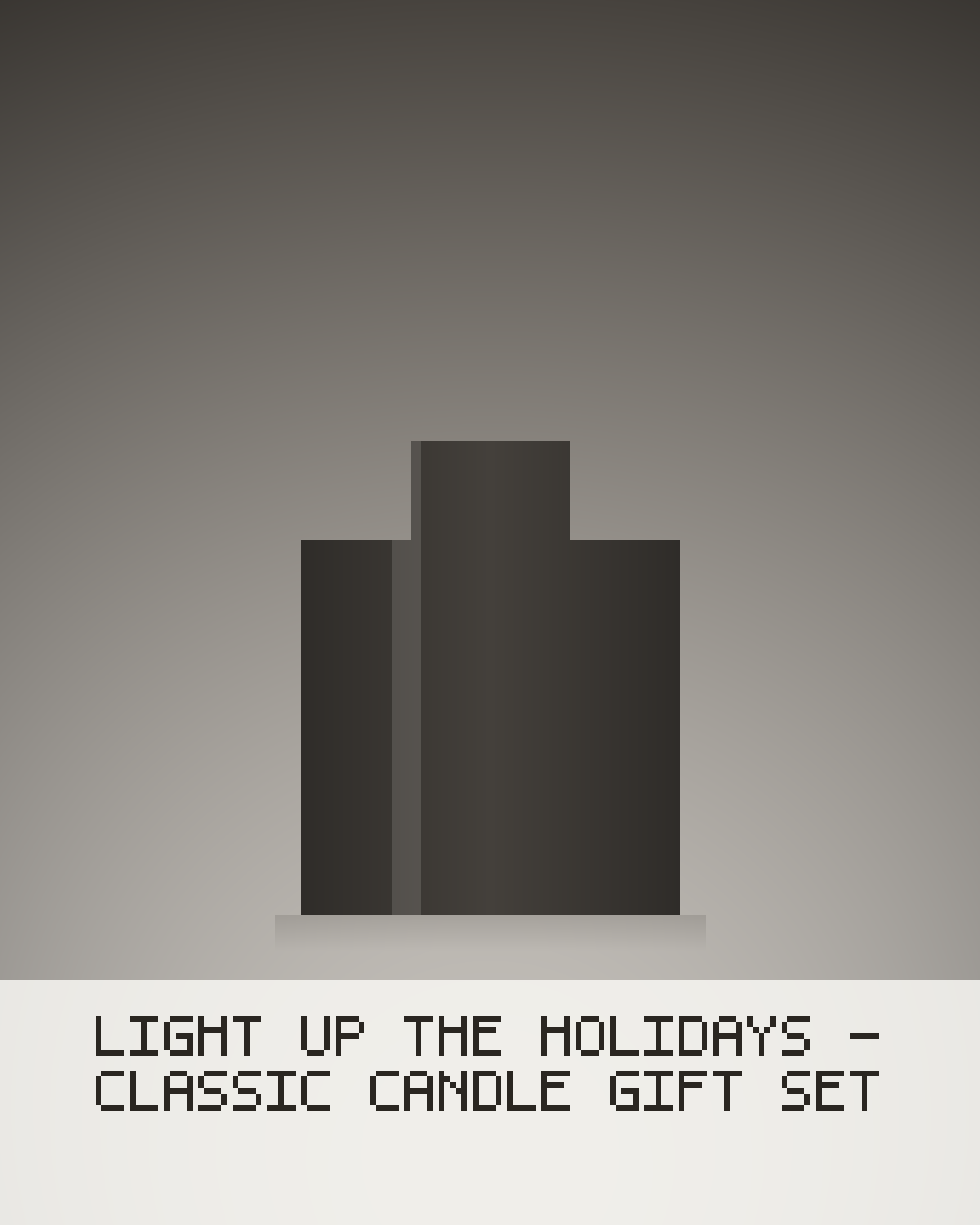 Light Up The Holidays - Classic Candle Gift Set