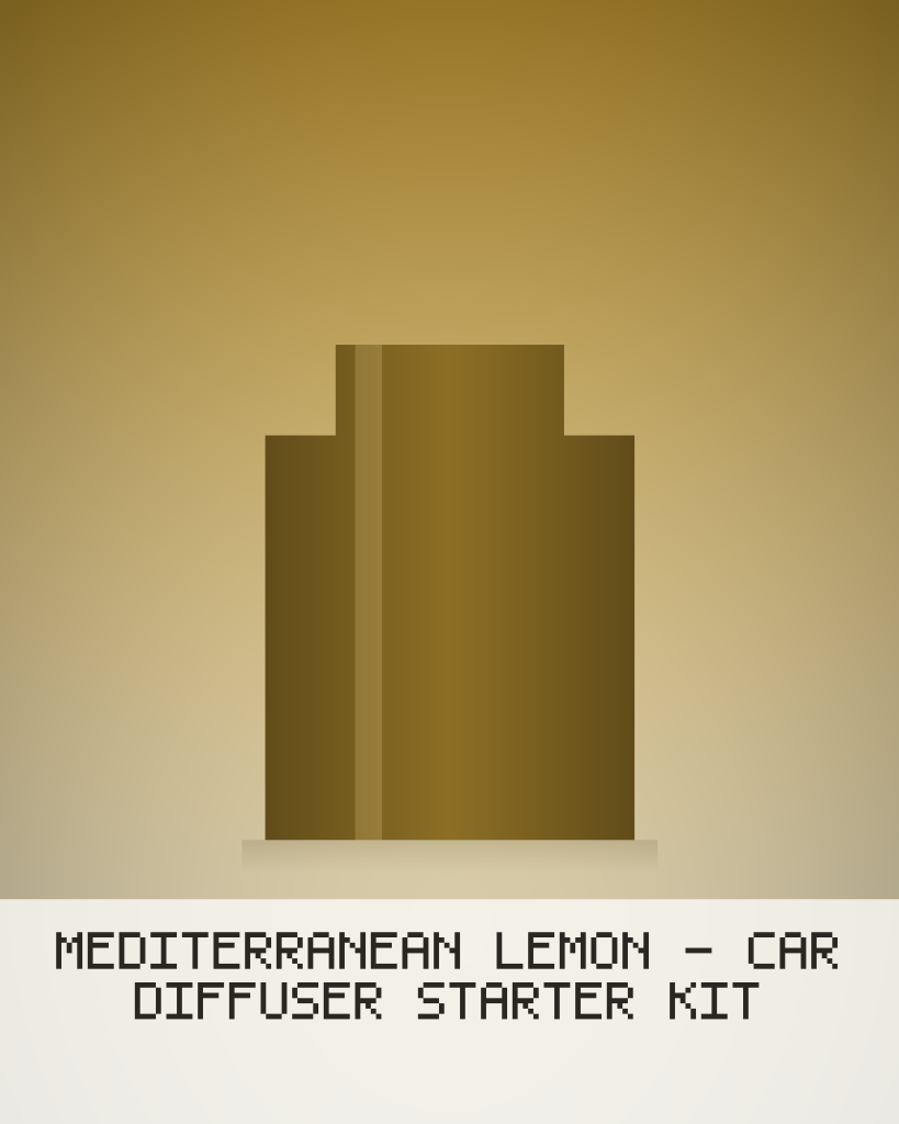 Mediterranean Lemon - Car Diffuser Starter Kit