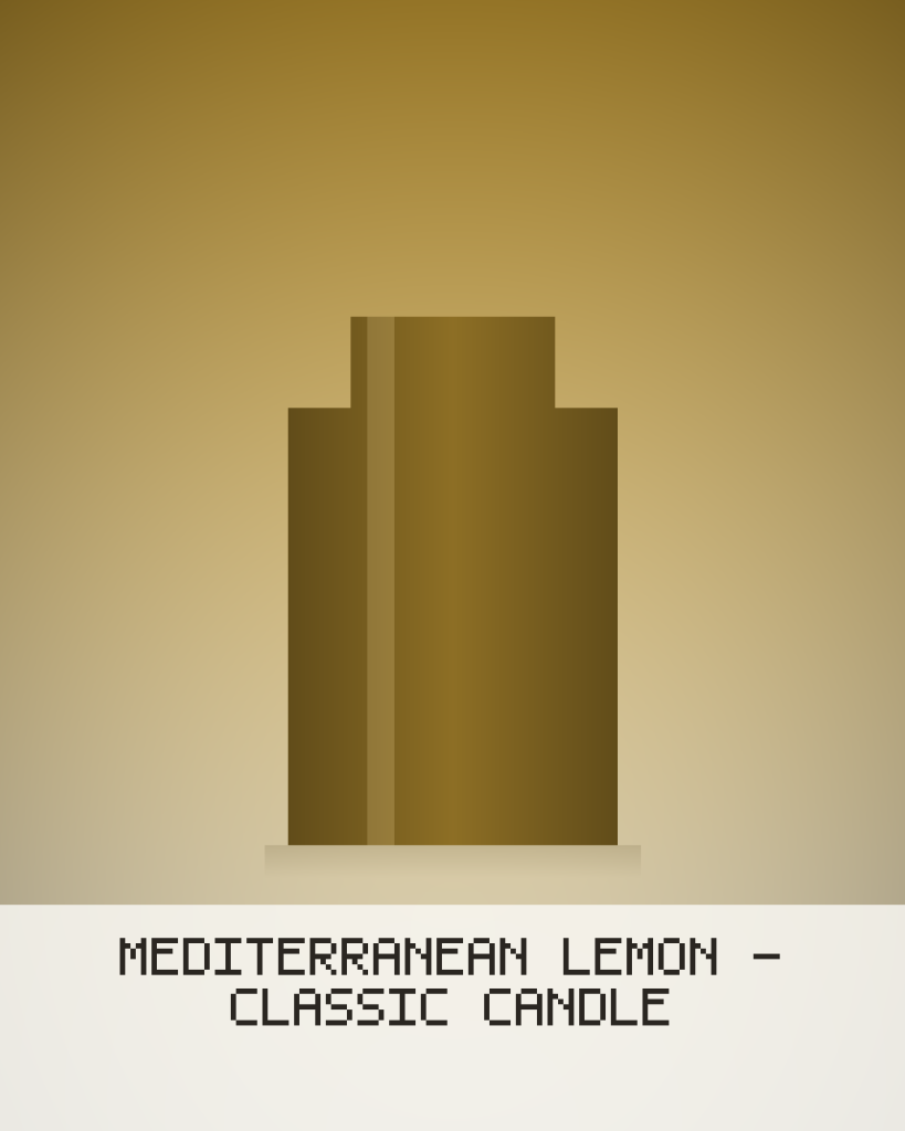 Mediterranean Lemon - Classic Candle