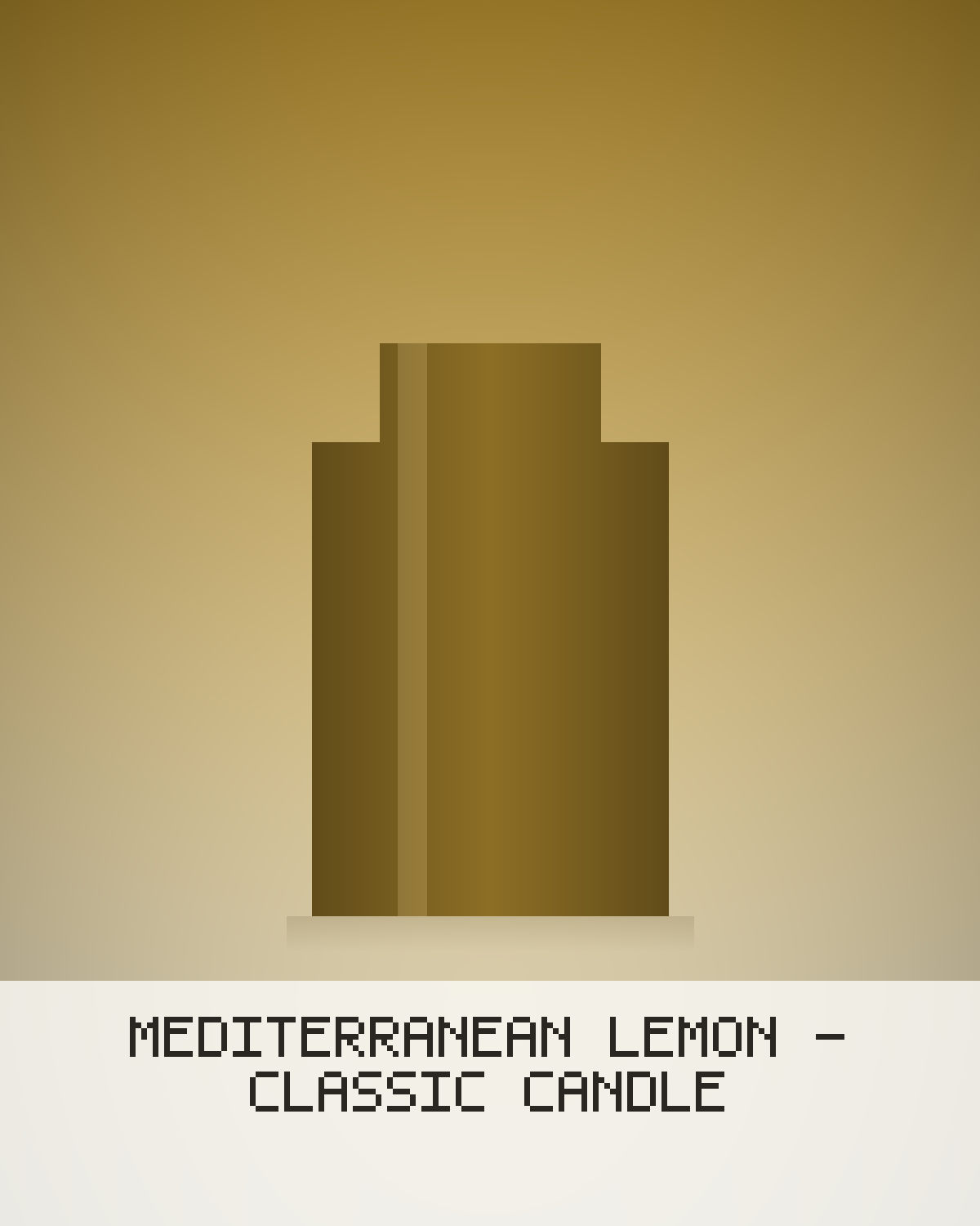 Mediterranean Lemon - Classic Candle
