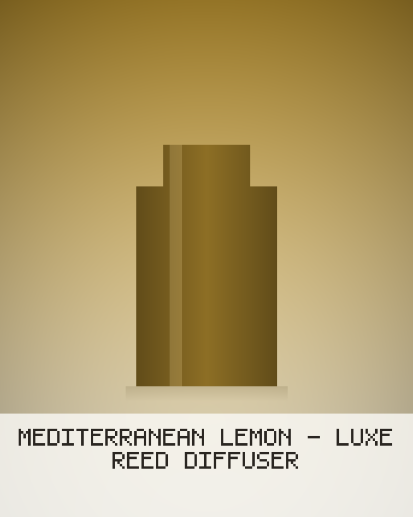 Mediterranean Lemon - Luxe Reed Diffuser