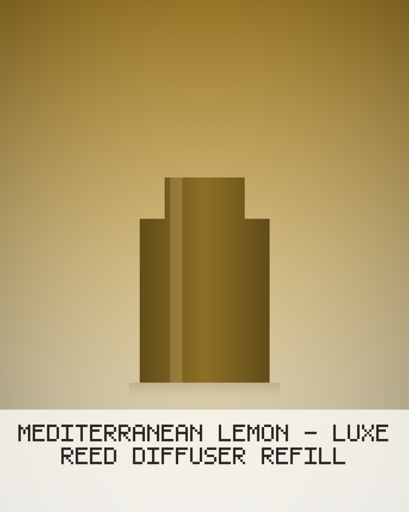 Mediterranean Lemon - Luxe Reed Diffuser Refill